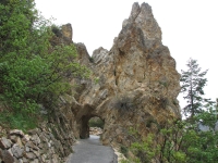 The trail to the cave